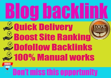 200 Plus High Quality Blog Backlinks Google Ranking for Your Website