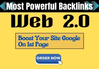 I Will build top 70+ do-follow web 2.0 backlinks with high DA/PA