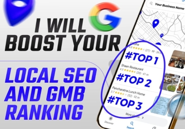 I will boost your local SEO optimize google my business and rank higher on gmb maps