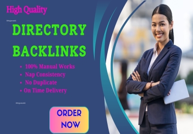 I will Build 100 HQ Directory Backlinks to increase the Value of your website