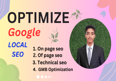 I will boost your local SEO optimize google my business and gmb ranking