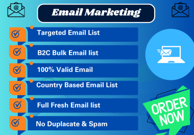 I Will Build Niche Targeted Email List Any Business