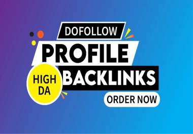 I will build 100 SEO profile backlinks with white hat link building