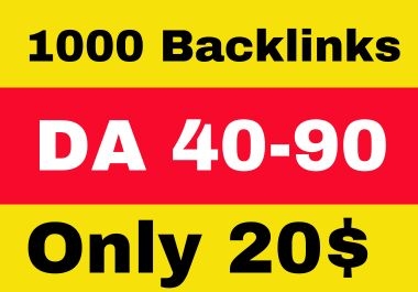 I Will Build 1000 High-Quality SEO Backlinks for Your Website