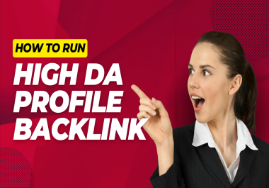 I will provide 90+ High DA 100+ Profile Backlinks