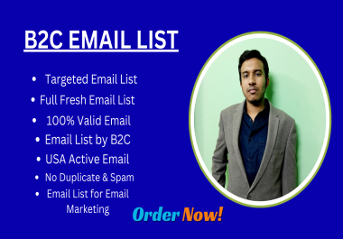 I will provide niche targeted bulk email list and email blast any business.