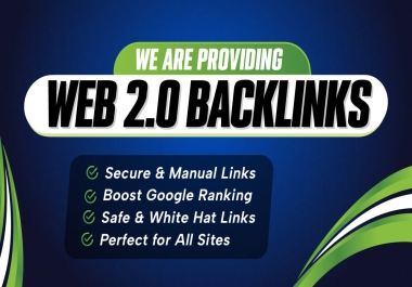 Premium 249+ Web 2.0 Backlinks to Supercharge Your Rankings