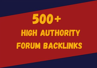 Create High Authority Forum Backlinks for your Website Growth.