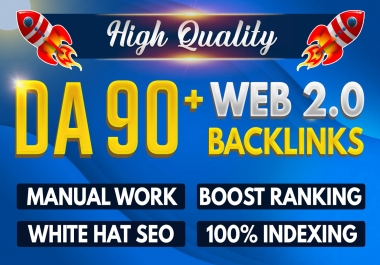 I will do 30 web 2.0 High DA 80+ Dofollow backlinks