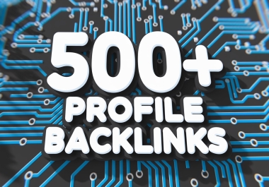 I will build 500 powerful entity profile backlinks