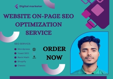 I Will Improve your Website's Ranking with On-Page SEO Optimize