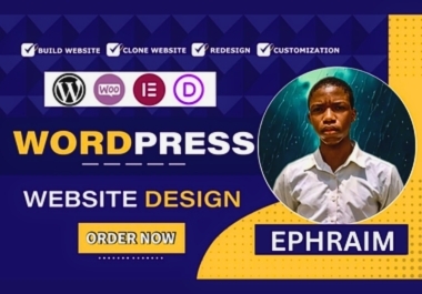 I design,  redesign,  copy,  clone,  revamp or duplicate any website to wordpress website