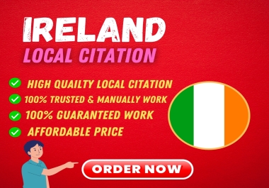 i will do 50 Ireland citations for local seo