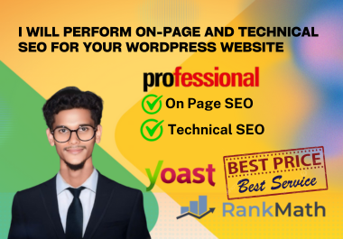 I will do Perform on-page SEO for your WordPress website