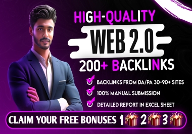 Web 2.0 Backlinks To Boost Your SEO With 200+ High-Quality Links