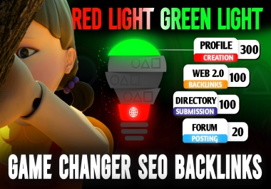 Red Light Green Light Game Changer SEO Backlinks Packages