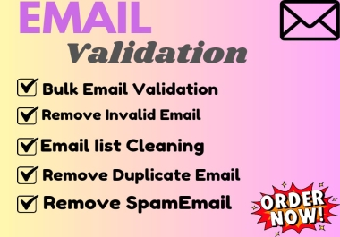 Bulk Email Verification & List Cleaning Service