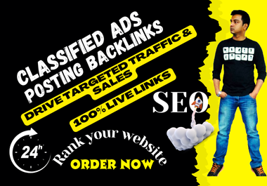 Create 100 local classified ads posting SEO Backlinks in the worldwide