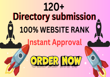 120 Directory Submission from High Quality Sites