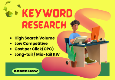 keyword research and competitor analysis to make a website rank.