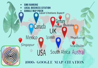 Get 1000+ Google Map Points Citations For Any Country To Improve Local SEO & GMB Ranking.