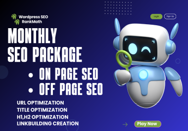 I Provide SEO Optimization To Increase The Power of Digital Visibility of Organic Traffic.