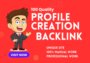 Boost SEO with 100 High-Quality Profile Creation Backlinks To Build Authority Fast