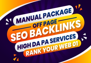 i will Do 500 Dofollow High DA SEO Package with Manual Backlinks