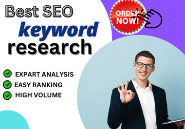 Best 100 SEO Keyword Research High Search Volume