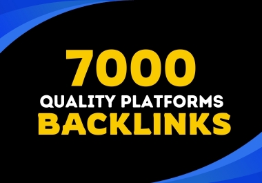 7000 SEO Backlinks Forum,  Profile,  Web 2.0 for skyrocket Ranking on Google