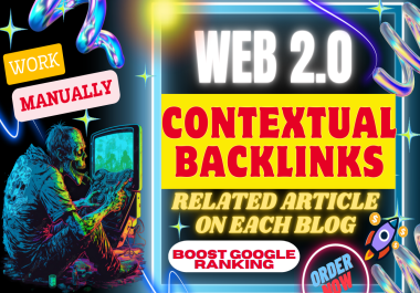 High Authority 150 WEB2.0 Contextual Backlinks