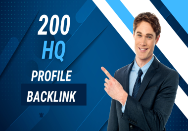 200 High Quality Profile Backlink to Boost Your Rank