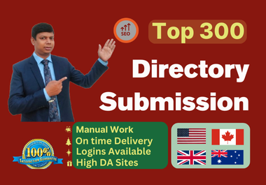 100+ Directory Submission with White Hat Manual SEO Backlinks to Increase Website Ranking