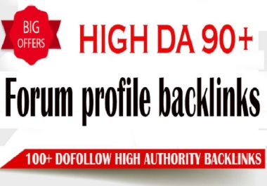 200 Forum profile backlinks and HQ do follow SEO links 