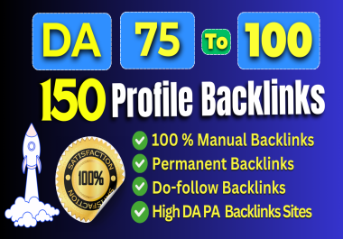 Boost Your SEO with Strong 150 Premium High Authority Profile Backlinks