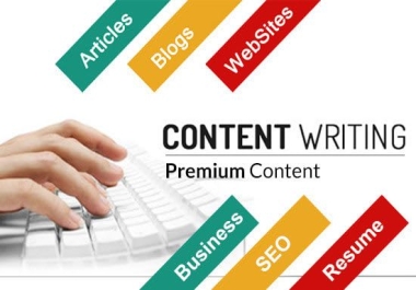 I Write Quality Content for Blogs,  Resumes and more