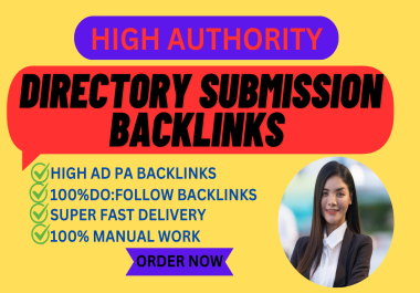 create 12O directory submission dofollow seo backlinks.