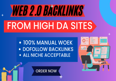 I will do best build organic 50 web 2.0 backlinks