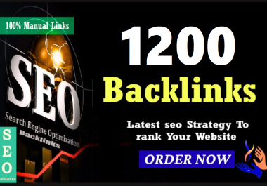 1200 Best Quality SEO Backlinks DA 40 To 50 Plus Links Increase Website Visibility