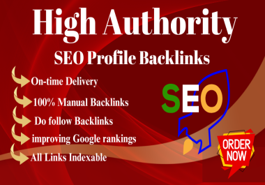 I will 100 do follow Manual PR9 High-Quality Profile Backlinks