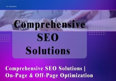 I Will Provide Expert SEO,  Website Audit,  Competitor Analysis & on-page SEO