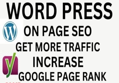 Get on page SEO optimization for Word press