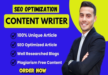 I will Write SEO-Friendly Blog Posts to Skyrocket Your Rankings