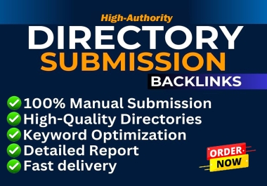 I will Create 150 High-Quality Directory Submission to Drive Organic Traffic