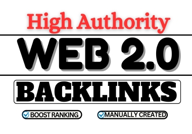 Boost SEO with 7 High Authority Web 2.0 Backlinks