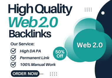 Manually Built 100 High Quality Web 2.0 Backlinks for Powerful SEO