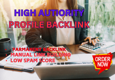 I Will Create 150 High-Quality Authority Profile Backlinks