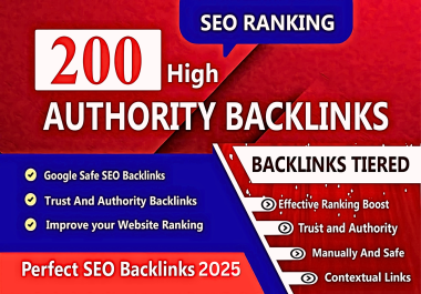 I will do 200+ SEO mix backlinks for rank your website