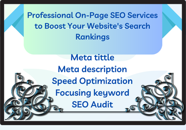 Boost Your Website with Expert On-Page SEO Optimization Service