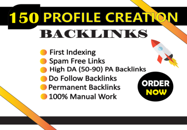 Effective 150 High-Quality Profile Creation Backlinks for Boosting SEO